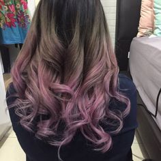 Pink Mauve Hair, Mauve Hair, Colored Hair Tips, Lilac Hair, Hair Trim, Burgundy Hair, Pink Mauve, Hair Shades, Hair Dye Colors