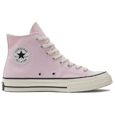 Converse Chuck Taylor All Star 1970s High Top 'Light Pink' A11441C Light Pink Platform Converse, Coloured Converse, Baby Pink Converse, Pastel Converse, Light Pink Converse, Pink High Top Converse, Cute Converse Shoes, High Top Converse Outfits