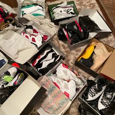 All Shoes Are Brand New Come With Box Willing To Sell Separately Will Be Posting Pictures Of Each Shoe Shortly Jordan 11 Legend Blue, Travis Scott Jordan 1, Jordan 4 Black, Red Jordans, Nike Air Jordan 6, Jordan Grey, Nike Air Jordan 11, Jordan 11 Retro Low, Air Jordan 3 Retro