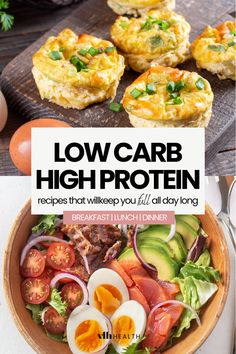 high protein low carb recipes Low Carb College Meals, Vegetarian Low Carb Breakfast, 100g Of Protein A Day Meal Plan, 40g Protein Breakfast, High Protein Low Carb Breakfast Recipes, Low Calorie High Protein Meals Breakfast, High Protein Low Carb Recipes Breakfast