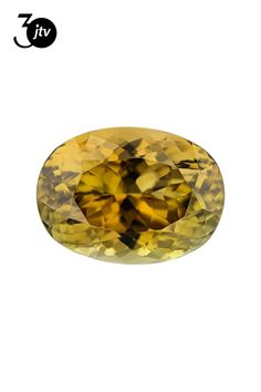 Golden Zoisite 7.80ct 14x10mm Oval. The gemstone was mined in Tanzania and cut in India. Tanzania, India, Gemstones