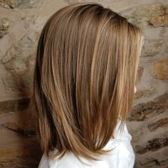 Lob With Layered Ends Alice Haircut, Kids Curtain Bangs, Girls Highlights, Haircut For Girls, Haircut Girl, Kids Bob Haircut, Rug Rats, Kids Haircuts, Ash Hair