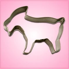 Do poorly made cookie cutters really get your goat? If so, you need to see the Goat Cookie Cutter! This cookie cutter measures about 3.25" tall, 4" wide and made from tin-plated steel for quality that Goat Quote, Goat Shed, Goat Recipes, Nubian Goat, Goat Art