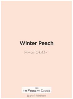 the cover for winter peach by pfg100 - 01, with an image of