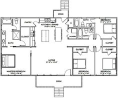 the floor plan for a two bedroom, one bathroom apartment with an attached garage and laundry room