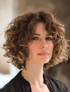 Bobs Curly Hair, Curly Bob Haircut, Curly Bob Haircuts, Face Shape Hair, Curly Cut, Short Wavy Haircuts, Wavy Hair Care, Light Curls, Different Curls