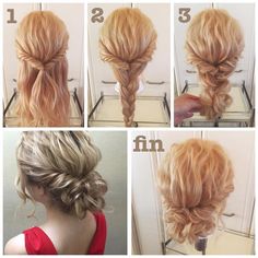 Short Hair Bun Tutorial, Braids Bun, Short Hair Bun, Hair Bun Tutorial, Hair Upstyles, Bun Tutorial, Hair Arrange, Pinterest Hair, Peinados Fáciles Para Cabello Corto