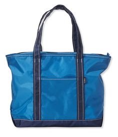 Everyday Lightweight Tote Packable Tote Shoulder Bag For Outdoor Activities, Blue Packable Bags For Outdoor Activities, Durable Blue Bag For Daily Use, Functional Tote Beach Bag, Everyday Nylon Tote Beach Bag, Blue Lightweight Tote Bag, Nylon Tote Beach Bag For Everyday Use, Blue Tote Shoulder Bag For Outdoor Activities, Large Blue Beach Bag For Travel