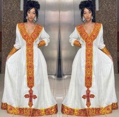 Glamours Habesha Kemis Message us your measurements. Ethiopian Traditional Dress, Habesha kemis, Eritrean Traditional Dress, Wedding Habesha Kemis, Kaba, Message Measurements White Anarkali Gown For Ceremonial Occasions, White Ceremonial Gown With Traditional Drape, Ceremonial White Gown With Traditional Drape, Festive Fitted Habesha Kemis For Wedding, Traditional V-neck Wedding Gown, White Traditional Drape Ceremonial Dress, Fitted Habesha Kemis For Wedding, White Ceremonial Dress For Festivals, White Ceremonial Dress With Traditional Drape