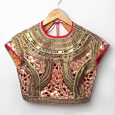 Mirror Work Blouse Design, Mirror Work Blouse, South Asian Fashion, Party Sarees, Choli Designs, Estilo Hippie, Indian Blouse, Sari Blouse, Indian Couture