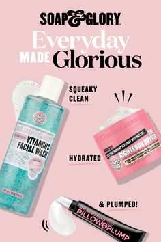 See what makes these ICONIC favorites Soap & Glory best sellers Soap Glory, Face Soap, Beauty Tips For Glowing Skin, Soap And Glory, Spa Day At Home, Cosmetic Skin Care, Skin Care Solutions, Lashes Makeup