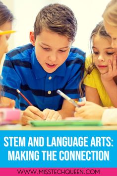 Engage your students in language arts by weaving in STEM! Connecting these two subject areas is a great way to get your students excited about reading, writing, grammar and other language arts skills. Head over to the Miss Tech Queen website to learn about just how easy it is to integrate STEM into your ELA curriculum. With ready to use ideas that you can use today, your students will be begging for more! Plan some cross-curricular learning for your classroom. Stem Classroom