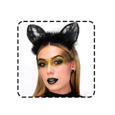 PRICES MAY VARY. Black headband are designed with lace and feather cat ears,make you comfortable. Halloween headband is approx 0.5*13cm . Lightweight loop is elastic and reusable. Ears headwear can be used with daily dress up and is perfect for dating,halloween,dance festival rave outfits, cosplay costume and other special festival. Cat ears hair bands are so cute and pretty, it is the best gift for you and your family. Bunny rabbit ear hair hood is portable with mini size and light weight, you Adjustable Cat Ears Headpiece For Halloween, Fitted Black Cat Ears Costume Accessories, Gothic Black Cat Ears Costume Accessories, Halloween Black Cat Ears Headband, Black Novelty Cat Ears Headband, Masquerade Decorations, Halloween Dance, Festival Rave Outfit, Cat Ears Headband