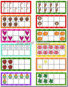 the printable worksheet for preschool to learn how to make an apple themed counting game