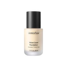 Velvet cover foundation – innisfree Innisfree Makeup, Tiger Grass Cream, Bb Foundation, K Beauty Routine, Chinese Makeup, Lightweight Foundation