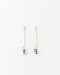 Amethyst or aquamarine. Ruby or sapphire. Each birthstone has unique symbolism and meaning tailored just for you. Our Mina Birthstone Drop Earrings hold three natural birthstones on a delicate chain and will catch all the light wherever you go. Everyday 14k Gold Filled Birthstone Earrings, Everyday Delicate Birthstone Earrings, Delicate Everyday Birthstone Earrings, Dainty 14k Gold Filled Birthstone Earrings, Delicate Dangle Earrings With Birthstone, 14k Gold Filled Birthstone Dangle Earrings, 14k Gold Dangle Earrings With Birthstone, Yellow Gold Dangle Earrings With Birthstone, 14k Gold Birthstone Dangle Earrings