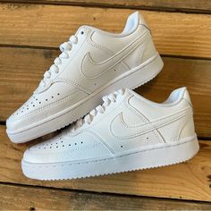 New In Box Women’s Nike Court Vision Low Top Sneakers Size 5 Nike Low Court Vision, Tennis Court Shoes, Nike Court Vision Low, Nike Court Vision, Court Vision, Low Vision, Nike Tennis, Shoe Inspo, Low Top Sneakers