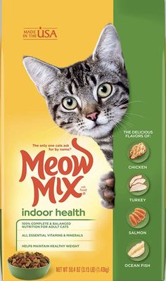 meow mix indoor health cat food