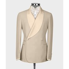 Category:Suits; Embellishment:Pocket; Season:Spring  Summer; Fabric:Polyester; Front Closure:Double-Breasted Buttons; Style:Casual,Lightweight,Daily; Includes:Pants,Jacket; Occasion:Prom,Wedding; Fit Type:Tailored Fit; Jacket Buttons:Double Breasted Two-buttons; Jacket Vents:Single (Center); Jacket Pockets:Straight Flapped; Pattern:Solid Colored; Neckline:Shawl Collar; Listing Date:03/05/2024; Production mode:External procurement; Pant Length:; Pants Waist:; Shoulder Width:; Sleeve Length:; Bust Cheap Suits, Suit Ideas, Classic Clothing, Prom Suits, Tuxedo Suit, Wedding Suit, Pant Length, Mens Khakis, Prom Wedding