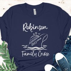 a t - shirt that says robinson family cruise