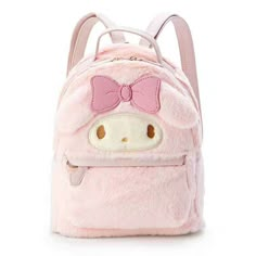 Material: PU, Artificial Fiber Fur *We do fashion nature friendly :)Color: White Cinnamoroll, Pink Melody, Black Hello KittySize:Be careful! It is mini bag.20×11×25CM Japanese Backpack, Cartoon Ears, Kitty Backpack, Sanrio Bag, Kawaii Backpack, Kawaii Bags, Handbags For School, Mini Mochila, Sanrio Stuff