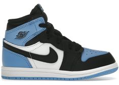 Buy and sell StockX-verified Jordan shoes on StockX including the Jordan 1 Retro High OG UNC Toe (TD) Toddler and thousands of other sneakers with price data and release dates. Jordans Cheap, Blue Jordans, Cheap Jordans, Jordan Sneakers, Air Jordan 1 Retro High Og, University Blue, Air Jordan 1 Retro, Jordan 1 Retro High, Jordan 1 Retro