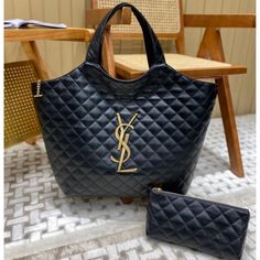 Size : Maxi 58 X 43 X 8 cm, Medium 35 X32 cm (Length x Height x Width) Main Material: GENUINE LEATHER Gold-color hardware INTERIOR: ONE MAIN COMPARTMENT, ONE REMOVABLE ZIPPED POUCH Handle drop: 23 cm Brand box and dust bag included Sac Yves Saint Laurent, Ysl Tote Bag, Ysl Tote, Yves Saint Laurent Bags, Bags Designer Fashion, Saint Laurent Bag, Shoulder Tote Bag, Womens Purses, Branded Bags