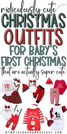 Cute Christmas Outfits for Baby first Christmas Baby's First Christmas, Disrespectful Kids, Newborn Advice, Winter Newborn, First Christmas Photos, Boys Christmas Outfits, Baby On A Budget, Winter Baby Clothes, Cute Christmas Outfits