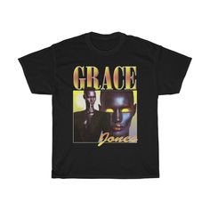 Grace Jones shirt, Grace Jones T-shirt, hypebeast vintage 90s rap t shirt Best Seller  The unisex heavy cotton tee is the basic staple of any wardrobe. It is the foundation upon which casual fashion grows. All it needs is a personalized design design to elevate things to profitability. The specialty spun fibers provide a smooth surface for premium printing vividity and sharpness. No side seams mean there are no itchy interruptions under the arms. The shoulders have tape for improved durability. 90s Graphic T-shirt For Streetwear, Rap T Shirt, Taylor Swift Shirts, 90s Rap, Grace Jones, Design Design, Best Seller, Heavy Cotton, Cotton Tee