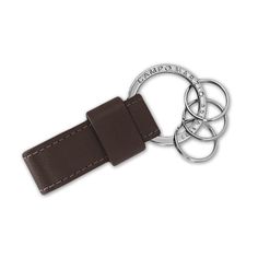 Leather keychain with three silver-coloured rings for the perfect organisation of different sets of keys. It is easy to keep in your pocket and takes up no space. Great gift idea. FEATURES Size: 2L x 5H x 2D cm; weight: 30 g Packaging: gift box Leather Wipe clean with a damp cloth Stocking Fillers For Her, Forever Jewelry, Packaging Gift, Jewelry Ring Box, Functional Accessories, Luggage Accessories, Leather Keychain, Color Ring, Watch Necklace