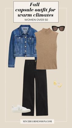 Spring 2024 Capsule Wardrobe Over 40, Best Pants For Women Over 50, Casual Outfits Short Sleeve, Fall Fashion Ideas 2024, Fall Over 50 For Women, Arizona Capsule Wardrobe, Fall Capsule Wardrobe 2024 Over 50, Relaxed Style Women, Over 50 Fashion 2024