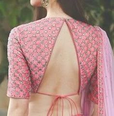 V Neck Blouse Designs, Wedding Blouse Design, V Neckline Blouse, Brocade Blouse Designs, Neck Blouse Designs, Long Blouse Designs, Brides Indian