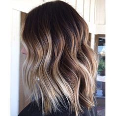 This is the definition of balayage perfection! The colorist responsible, Jessica Weber (@jleighwebdoeshair) of Temecula, Calif., says she was inspired by Jamie Sea’s (@prettylittleombré) dimensional balayage when she created this seamless, high contrast blend. It was a hit with her client, and among BTC members, so we had to get her color formula. Dark Root Balayage Straight Hair, Brunette To Blonde Ombre Medium, Easy To Keep Up Hair Color, Balayage For Brown Hair Medium Length, Dark With Blonde Balayage, Medium Length Hair Color Ideas Brunettes, Bleached Tips Hair Brunettes, Spring Balayage Brunettes Short Hair, Brunette To Blonde Balayage Hair Medium