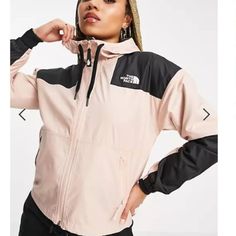 Nwt The North Face Jacket In Pink And Black Women's Size Xs Drawstring Hood Logo Embroidery On Front And Back Zip Side Pockets Elastic Cuffs Toggle Hem Relaxed Fit Nylon: Smooth, Crisp And Wrinkle-Resistant Mesh Lining Main: 100% Polyester. The North Face Pink Spring Outerwear, Pink The North Face Outerwear For Spring, Pink Track Jacket For Outdoor, Pink Casual Track Jacket For Outdoor Activities, Casual Pink Track Jacket For Outdoor Activities, Pink Fall Sports Outerwear, Pink Outerwear For Outdoor Activities In Fall, Pink Outerwear For Fall Sports, Pink Outerwear For Fall Outdoor Activities