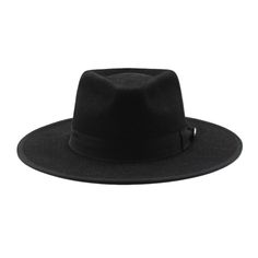 Night Rain, The Warden, Halo Style, Pin Logo, Rain Or Shine, Black On Black, Black Ribbon, Brim Hat, Wool Hat