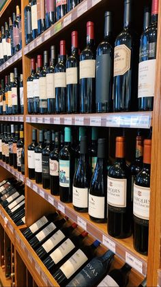 many bottles of wine are on the shelves