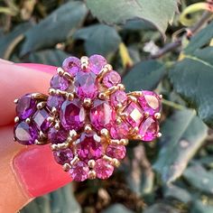 Stunning Vintage Ring From The Late 1990’s / Early 2000’s Era With Two Beautiful Shades Of Pink Tourmaline : Lighter And Darker, Which Make A Striking Color Combination!!! I Do Not Have Carat Info, All Stones Have Been Tested. The Ring “Face” Is Approx. 15.9 Mm Long At The Rings Longest Part And Approx. 19.7 Mm Wide. The Ring Is Stamped 14k And Also Has Been Tested. All Other Info I Have Is Available In Pictures As Part Of Description. Absolutely Beautiful , Well And Solid Made Cocktail Ring !!! The Ring Face, Early 2000’s, Shades Of Pink, Vintage Ring, The Rings, Cocktail Ring, Pink Tourmaline, Color Combination, Womens Jewelry Rings