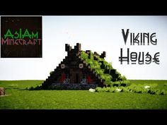 a small house made out of grass with the words viking hejge on it