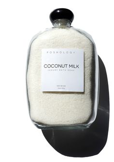 Bath Salt Packaging, Coconut Body Care, Luxury Self Care, Luxury Body Care, Bath Products Packaging, Luxury Bath Products, Coconut Milk Bath Soak, Skin Scent, Coconut Products