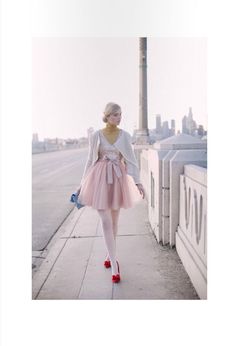 Ballerina Style - sequins + pink + red shoes & dotted white tights Tulle Circle Skirt, Light Pink Skirt, Pink Tulle Skirt, Fashion Tag, Los Angeles Style, Pink Skirt, Classy And Fabulous, Only Fashion