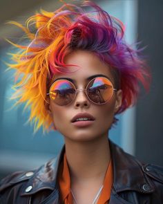 Colorful Hairstyles, Colourful Hair, Bob Styles, Hair Color, Hairstyles, Dolls, Hair Styles, Hair, Photography