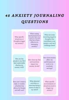 Start journaling with these anxiety question cards in order to find new coping mechanisms, what triggers you, how to deal with emotions, etc. You will come to find out that the answers are within you! Please note: this is a digital file, no physical item will be shipped. Please send a message for any further questions. Cbt Techniques, Start Journaling, Journal Inspiration Writing, Healing Journaling, Goal Journal, Counseling Psychology, Therapeutic Activities, Self Care Bullet Journal, Writing Therapy