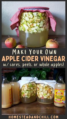 apples cider vinegar is an easy way to make your own apple cider vinegar