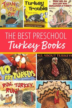 the best preschool books for turkeys and turkey - themed children's books to read