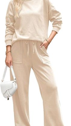 Dokotoo Women's Cotton 2 Piece Outfits Sweatsuit Casual Fall Long Sleeve Knit Tops And Pants Lounge Sets
#fashion #fashionista #chic #elegant Comfy Crewneck, Two Piece Outfits, Knit Tops, Long Sleeve Knit Tops, Lounge Sets, Two Piece Outfit, Casual Fall, Long Sleeve Knit, Pajamas Women