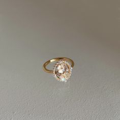 Material: Metal Style: Retro Fashion Element: Metal Gold Teardrop Halo Ring, Halo Ring For Proposal, Gold Teardrop Rings For Proposal, Round Crystal Halo Ring, Fine Jewelry Crystal Round Ring For Proposal, Fine Jewelry Crystal Ring For Proposal, Rose Gold Round Crystal Proposal Ring, Gold Open Halo Ring, Pearl Suit