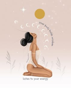 Successful Latina Women, Creativity Ideas, Divine Feminine Wallpaper, Yoga Inspiration Art, Yoga Frases, Image Zen, Arte Yoga, Yoga Illustration, Yoga Motivation