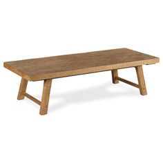 an old wooden bench on a white background