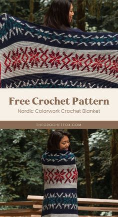 the free crochet pattern for this afghan shawl is easy to make and looks great