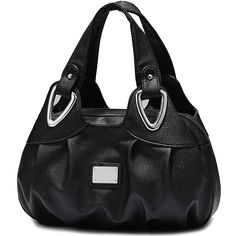 PRICES MAY VARY. Size: It Is a Small Sized Handbag, 12.20”(W) * 7.08”(H) * 5.90”(D), Not Too Small or Too Big, Just Hold Your Daily Essential, Tablet Can Be Put In the Main Compartment Easily Accents: Beautiful Floral Pattern, Pleated Design and Silver-tone Hardware Add to the Overall Stylish Look of the Bag Material: Made of High Quality Vegan Leather, Soft, Durable and Lightweight, Easy to Wipe Clean - Important In a White Purse Storage: 3 Compartments Allow Separate Storage for Your Wallet, P Women's Bags By Material, Fashion Flowers, Floral Handbags, Women's Bags By Style, Purse For Women, Hobo Style, White Purses, Handbag Patterns, Leather Floral